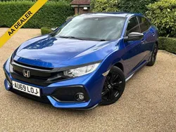 Blue Used 2019 Honda Civic Sport Hatchback | £10,930 (Fair price)