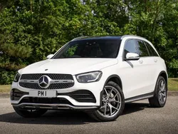 White Used 2021 Mercedes GLC300 AMG Line Premium Estate | £34,250 (Fair price)