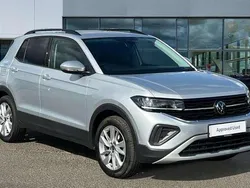 Reflex silver metallic Used 2024 VW T-Cross Match SUV | £21,758 (Fair price)
