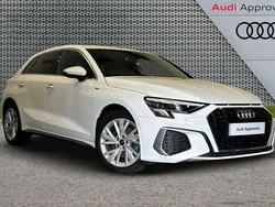White Used 2022 Audi A3 e-tron S-Line Hatchback | £18,800 (Fair price)