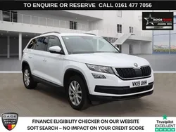 White Used 2019 Skoda Kodiaq SE SUV | £17,890 (Fair price)