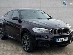 Carbon black Used 2018 BMW X6 M Sport SUV | £28,074 (Fair price)