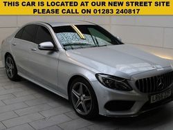Silver Used 2016 Mercedes C220 AMG line Sedan | £12,250 (Fair price)