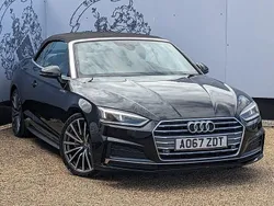 Black Used 2017 Audi A5 Cabriolet S-Line Cabriolet | £13,595 (Fair price)