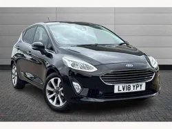 Black Used 2018 Ford Fiesta Zetec Hatchback | £7,349 (Fair price)