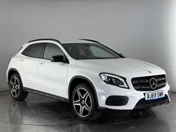 White Used 2019 Mercedes GLA200 AMG line SUV | £15,450 (Fair price)