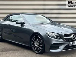 Metallicmagnum gunmetal grey Used 2018 Mercedes E220 AMG Line Premium Cabriolet | £21,846 (A bit pricey)