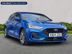 Blue Used 2024 Ford Focus ST-Line Hatchback | £19,499 (Fair price)