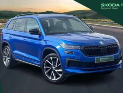 Blue Used 2023 Skoda Kodiaq SportLine SUV | £28,217 (Good price)
