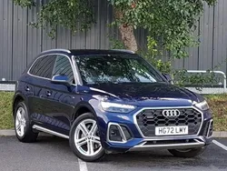 Blue Used 2022 Audi Q5 S-Line SUV | £31,998 (Fair price)