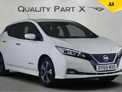 White Used 2019 Nissan Leaf Tekna Hatchback | £7,980 (Fair price)