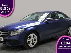 Blue Used 2018 Mercedes C220 Executive Sedan | £12,111 (Super price)