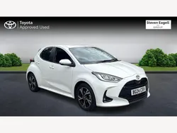 White Used 2024 Toyota Yaris Hybrid Design Hatchback | £19,119 (Fair price)