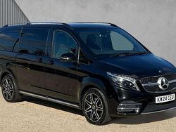 Black Used 2024 Mercedes V300 AMG line MPV | £66,890 (Super price)