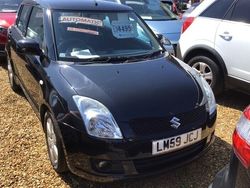 Black Used 2009 Suzuki Swift GLX Hatchback | £4,495 (Expensive)