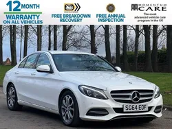 White Used 2015 Mercedes C250 Sport Sedan | £15,995 (A bit pricey)