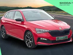 Velvet red metallic Used 2020 Skoda Scala Monte Carlo Hatchback | £15,840 (Fair price)