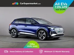 Blue Used 2024 Audi Q4 e-tron S-Line SUV | £31,697