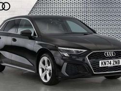 Black Used 2024 Audi A3 S-Line Hatchback | £27,558 (A bit pricey)