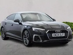 Black Used 2024 Audi A5 Sportback S-Line Hatchback | £30,780 (Fair price)