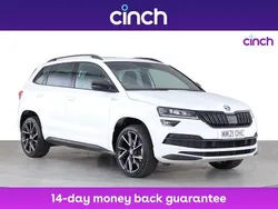 White Used 2021 Skoda Karoq SportLine SUV | £22,449 (Fair price)