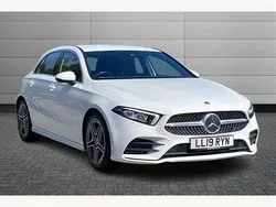 White Used 2019 Mercedes A180 AMG line Hatchback | £14,950 (Fair price)