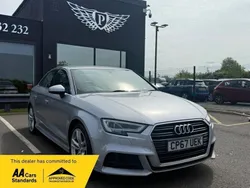 Silver Used 2017 Audi A3 S-Line Sedan | £12,995 (Good price)