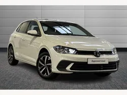 Pure white Used 2024 VW Polo Life Hatchback | £18,495 (Fair price)