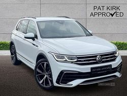 White Used 2021 VW Tiguan R-line SUV | £23,995 (Fair price)