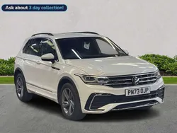 White Used 2023 VW Tiguan R-line Edition SUV | £29,227 (Fair price)