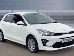 White Used 2022 Kia Rio Hatchback | £11,000 (Fair price)