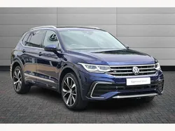 Blue Used 2024 VW Tiguan Allspace R-line SUV | £37,195 (Expensive)