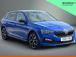 Energy blue Used 2021 Skoda Scala Monte Carlo Hatchback | £15,480 (Fair price)