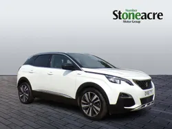 White Used 2018 Peugeot 3008 GT-line Hatchback | £10,495 (Fair price)