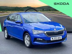 Blue Used 2022 Skoda Scala SE Hatchback | £14,054 (Fair price)