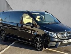 Black Used 2024 Mercedes V300 AMG line MPV | £65,795 (Expensive)