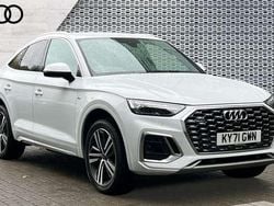 White Used 2022 Audi Q5 Sportback S-Line SUV | £31,490 (Good price)