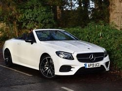 Polar white with black nappa leather Used 2019 Mercedes E450 AMG Cabriolet | £27,990