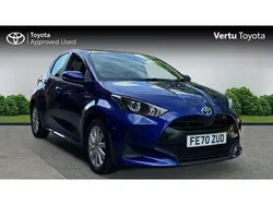 Blue Used 2020 Toyota Yaris Hybrid Hatchback | £12,500 (Good price)