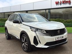 White Used 2021 Peugeot 3008 Premium SUV | £18,599 (Fair price)