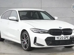 White Used 2023 BMW 330e M Sport | £27,950 (Fair price)