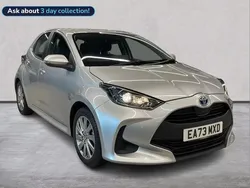 Silver Used 2023 Toyota Yaris Hybrid Hatchback | £15,999 (Good price)