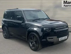 Metallic santorini black Used 2023 Land Rover Defender SE Dynamic SUV | £58,947 (Fair price)