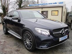 Blue Used 2017 Mercedes GLC220 AMG line Coupe | £21,950 (Fair price)