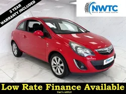 Red Used 2014 Vauxhall Corsa Excite Hatchback | £3,195 (Good price)