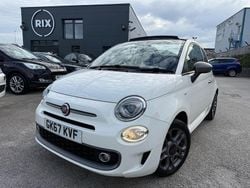 White Used 2017 Fiat 500C S Cabriolet | £6,980 (Fair price)