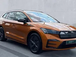 Orange Used 2024 Skoda Enyaq iV vRS SUV | £35,490 (A bit pricey)