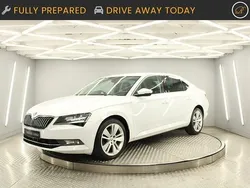 White Used 2016 Skoda Superb SE L Executive Hatchback | £10,790 (Fair price)