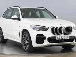 White Used 2022 BMW X5 M Sport SUV | £46,593 (Good price)