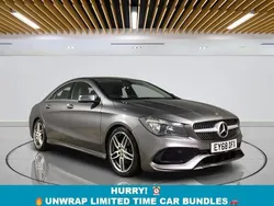 Grey Used 2018 Mercedes CLA180 AMG line Sedan | £12,049 (Good price)